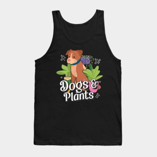 dogs and plants Tank Top